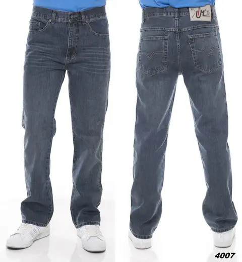 Calça jeans IM's ref. 4007, frente e costas