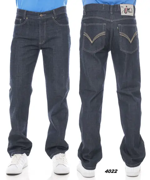 Calça jeans IM's ref. 4022, frente e costas