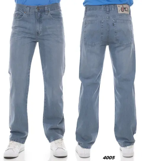 Calça jeans IM's ref. 4005, frente e costas