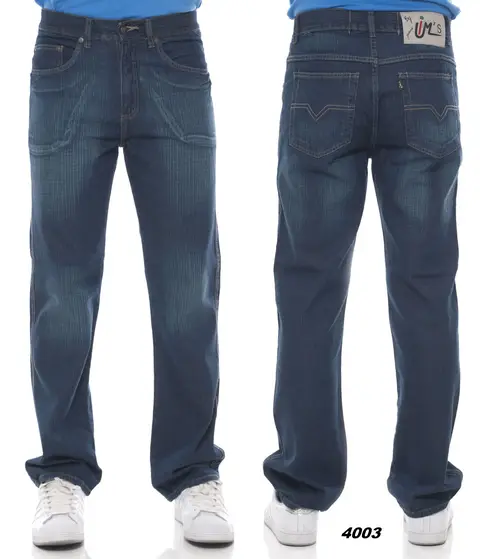 Calça jeans IM's ref. 4003, frente e costas