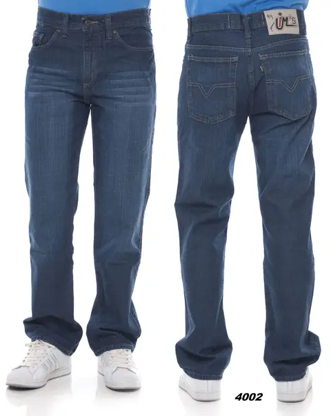 Calça jeans IM's ref. 4002, frente e costas