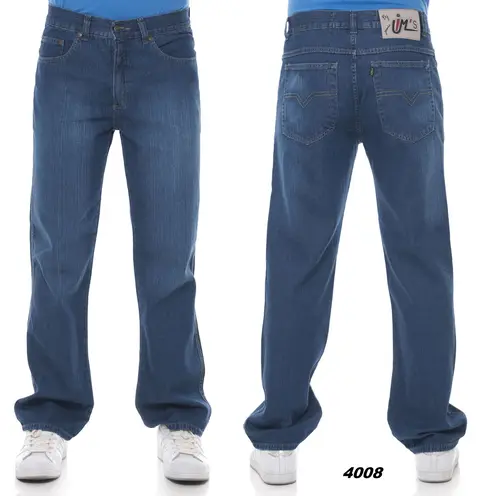 Calça jeans IM's ref. 4008, frente e costas